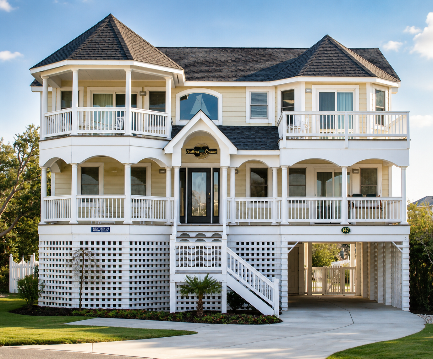 Coastal custom home by Dixon Design Build Group